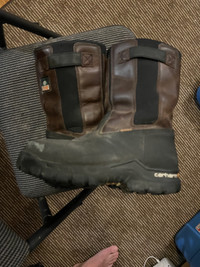 Men’s size 8.5 steel toe carhartt work boots 