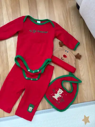 Baby first Christmas outfit, View more