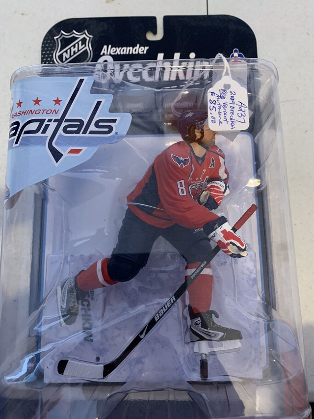 2009 Alex Ovechkin VARIANT RED Capitals McFarlane Booth 278 in Arts & Collectibles in Edmonton