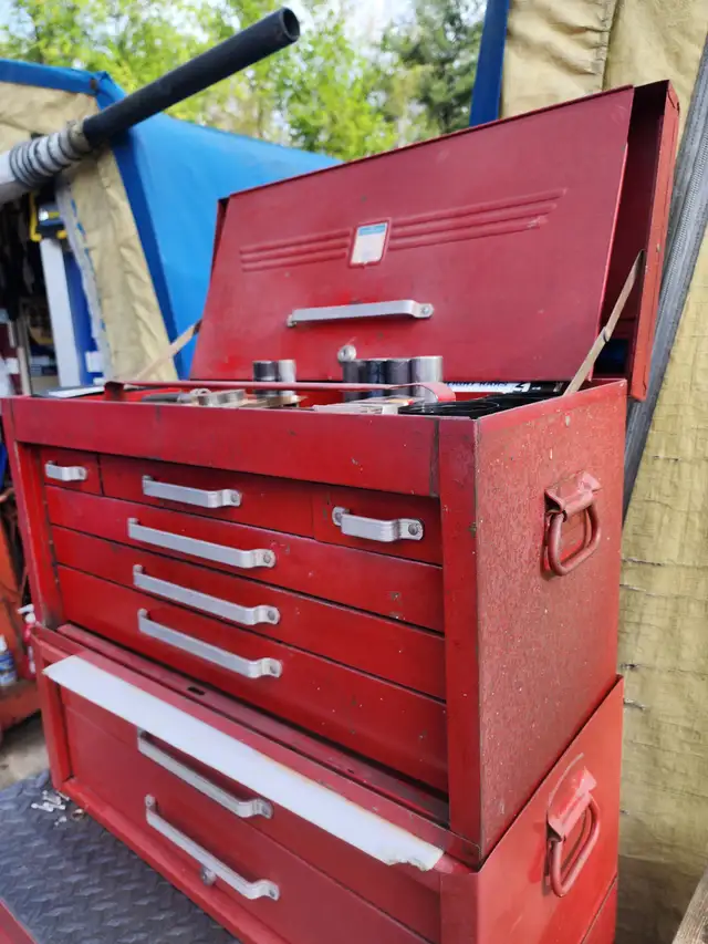 Mastercraft/Beach 6 Drawers Tool Chest W Aluminum Wrench Holders in Tool Storage & Benches in Windsor Region - Image 11