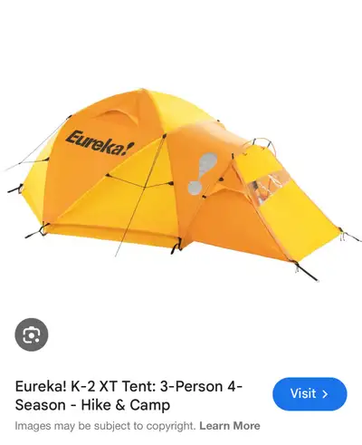 Eureka! K-2 XT Tent: 3-Person 4-Season , View more