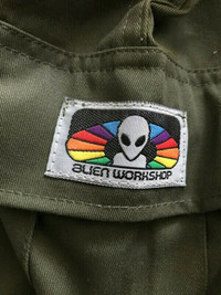 NEW Alien Workshop Army Cargo Pants XL Olive Drab