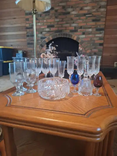 Moving Sale 17 Vintage Crystal Glassware, View more