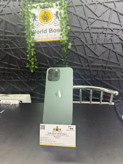 iPhone 13 Pro Max - 256GB- Green Titanium- Excellent condition - unlocked - Battery: 100% all works...