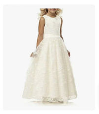 Flower Girl or First Communion Dress, Brand New, Ivory, size 8