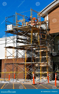 For Rent: walk-through scaffolding 