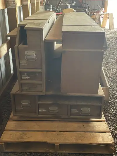 Used instrument tool boxes. Made by Tidy Truck. Came out of a Dodge 3500 with 6.5’ box. Good conditi...
