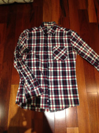 flannel American Apparel button down shirt. Like NEW! $15 sz. sm