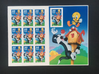 TIMBRES FEUILLET, ÉTATS-UNIS 1999, BANDE DESSINÉE, LOONEY TUNES.