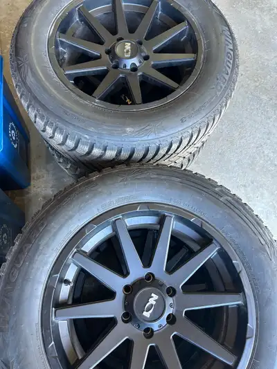 Selling a set of four (like new) winter tires and rims. They were used for just one season. They cam...