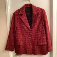 Women’s Checkered Blazer