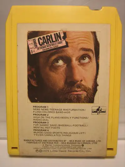 GEORGE CARLIN - AN EVENING WITH WALLY CONDO 8 - TRACK CARTRIDGE, View more