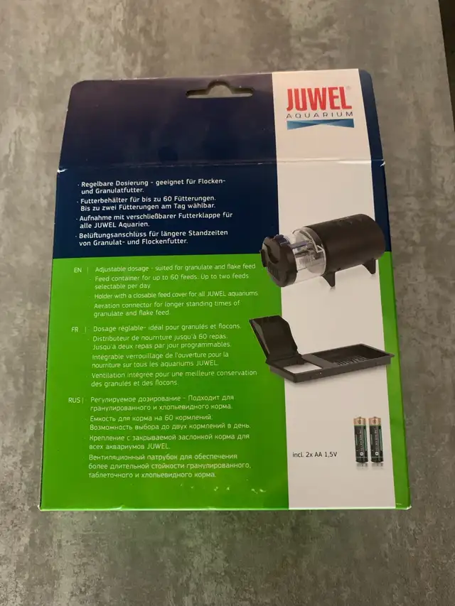 “Juwel Easy Feed” Aquarium Automatic Feader in Fish for Rehoming in Oakville / Halton Region - Image 5