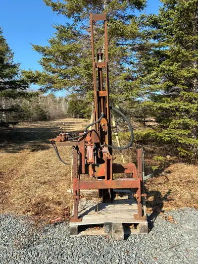 PENDING Worksaver Hydraulic Post Driver. Model HDP-20, SN 4372. Sold and serviced by Central Equipme...