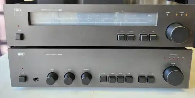 NAD 3020A STEREO AMPLIFIER & NAD 4020A STEREO TUNER, View more