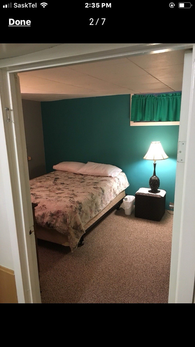Furnished basement  in Short Term Rentals in Moose Jaw - Image 2