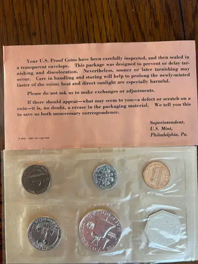 -1963 US proof set.- $50 -1729 (ish) VOC N.E. Indies Duit New York Penny NGC verified- $50 -5oz copp...