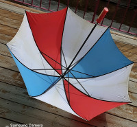 1990s Carbon fiber golf umbrella, extreme light weight, hvy duty