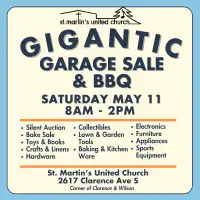 St. Martin's GIGANTIC Garage Sale & BBQ