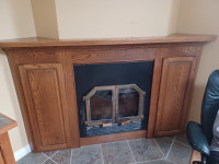 Oak Fireplace Mantel For Sale