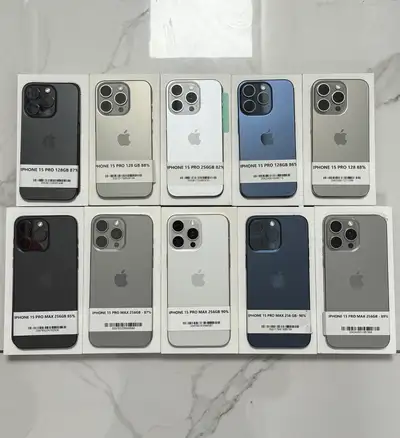 iPhone 15 Pro Max, Iphone 15 Pro- Unlocked- Mint Condition Wi, View more