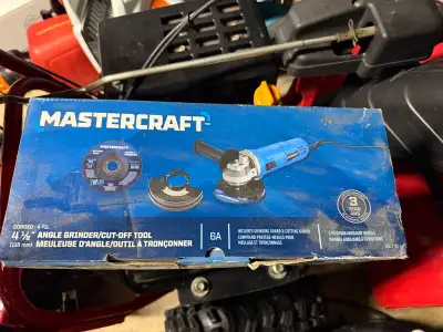 Mastercraft angle grinder , View more