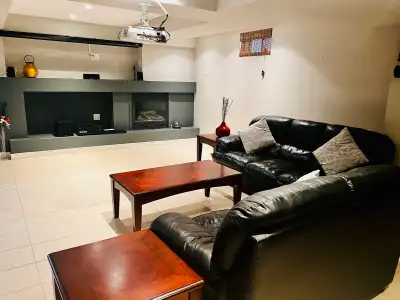 Basement for Rent (14th Ave and Ninth Line in Markham) Very spacious Furnished One bedroom (with TV)...