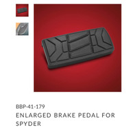 Enlarged brake pedal Can Am Spyder RT 2010-2019 - RS - ST - GS 