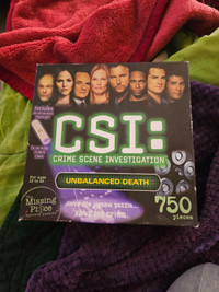 CSI (Crime Scene Investigation) Unbalanced Death 750 Puzzle