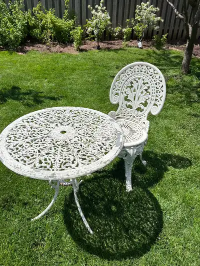 outdoor bistro patio set cast , View more