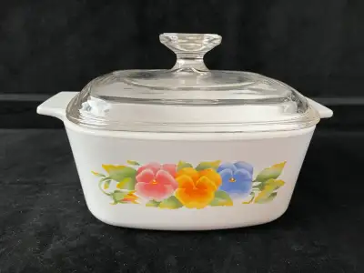Vintage Corningware Summer Blush Square 1.5L Casserole Dish , View more