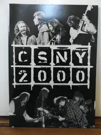 VINTAGE CROSBY STILLS NASH & YOUNG 2000 WORLD TOUR BOOK PROGRAM
