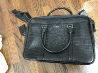 Brand new black leather brief case $150 firm