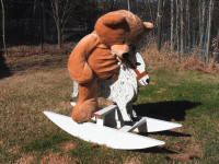 ROCKING HORSE “PEANUT” and good pal “BIG BEAR”!!!