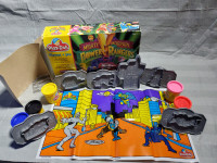 New open box 1994 power rangers play doh set  complete