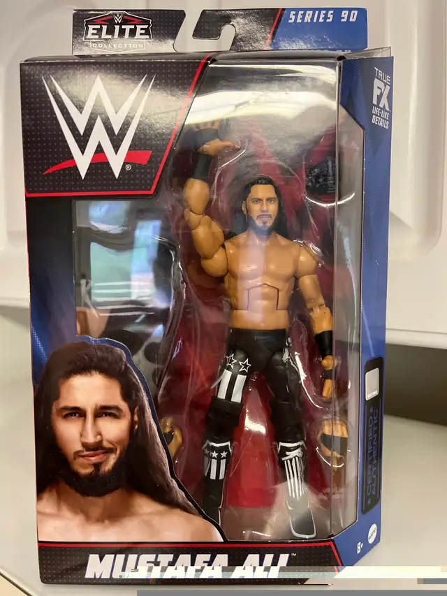 MUSTAFA ALI - WWE Mattel Elite Series 90 Wrestling Action Figure in Toys & Games in Hamilton - Image 5