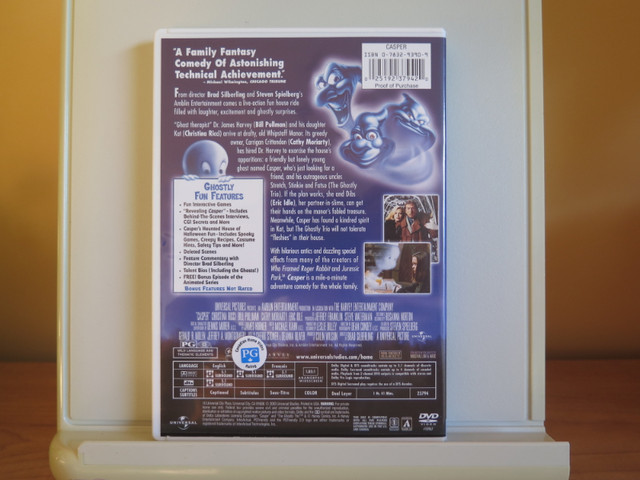 Casper - DVD dans CD, DVD et Blu-ray  à Longueuil/Rive Sud - Image 2