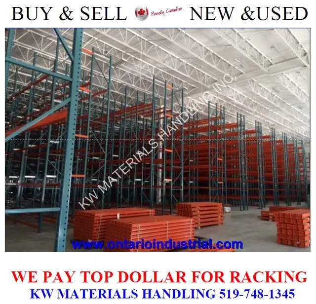 NEW AND USED PALLET RACKING & SHELVING. LARGEST INVENTORY IN KW. in Tool Storage & Benches in Kitchener / Waterloo - Image 6