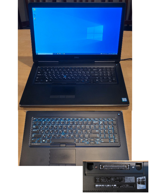 Dell precision 7710 Gaming Laptop 17.3" dans Portables  à Région de Windsor