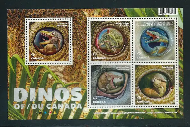 TIMBRE CANADA No. 2923 Feuillet Les Dinos in Arts & Collectibles in Trois-Rivières - Image 2