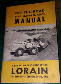 1965 Goodyear Lorain Tire Manual Service Manual
