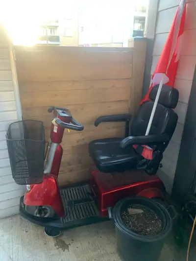 red electric scooter , View more