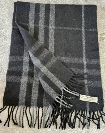 BURBERRY Cashmere Scarf  Made Scotland. Authentic , View more