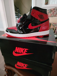 Jordan 1 Retro High OG Patent Bred - Size 10.5