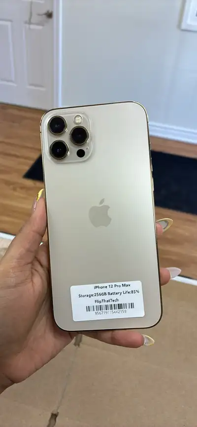 iPhone 12 Pro Max 256GB Gold Good Condition , View more