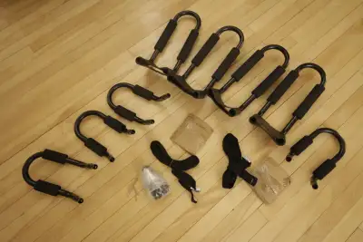 Two Pairs for Two Kayaks. Brand new, never used or assembled. I live in the Mooney’s Bay area. $60