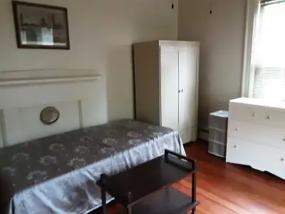 Large furnished room on main floor of house. Private entrance. Across street from laundromat. All ut...
