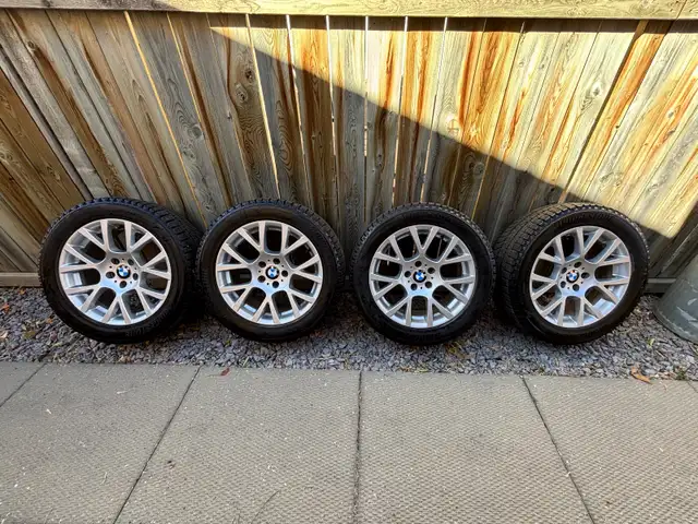 18 inch BMW RIMS and BLIZZAK WS90 TIRES in Tires & Rims in Edmonton - Image 2
