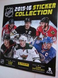New COLLECTOR’S EDITION BOOK: “NHL 2015-16 STICKER COLLECTION”