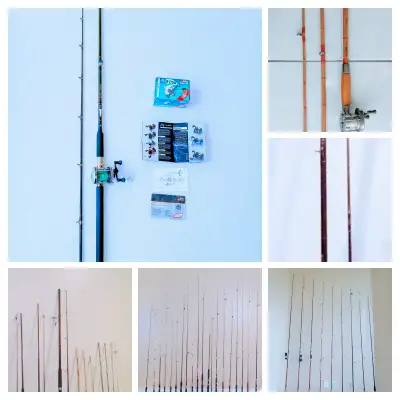 PROFESSIONAL QUALITY BRAND NAMES FISHING RODS REELS LURES TACKLE BOXES AND MUCH MORE , MOST NEW NEVE...